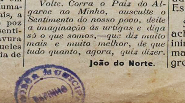 João do Norte - "Crónica da semana"