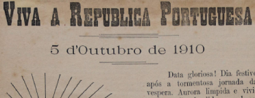 Viva a república portuguesa - outubro 2022