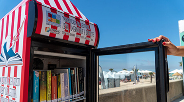 Praias de Espinho têm 2 mini bibliotecas à disposição